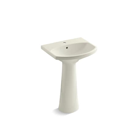 Kohler Cimarron Pedestal Bathroom Sink With Single Faucet Hole 2362-1-96